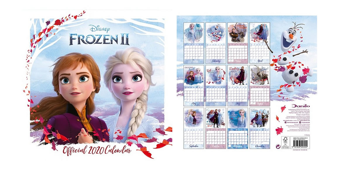 Frozen 2 Calendar Studio
