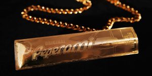 Would you want an 18CT Gold Peperami for your Christmas?