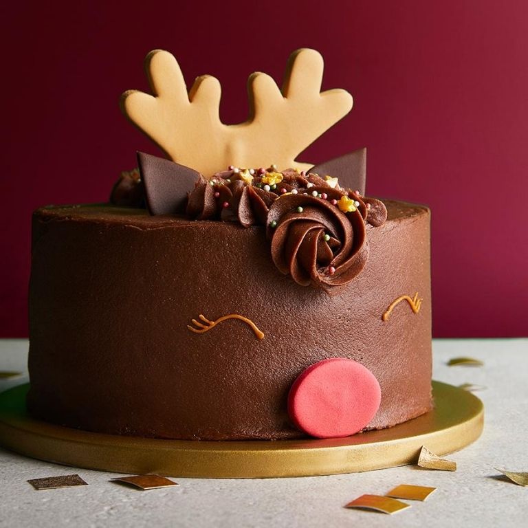 Waitrose Christmas 2020 - Chocolate Rudolph Cake