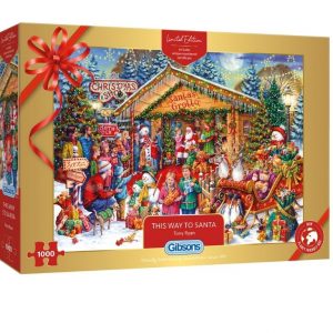 Gibsons This Way To Santa Limited Edition Jigsaw RRP £17