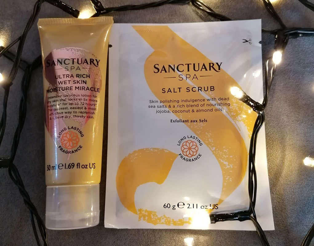 Image Of Sanctuary Spa Showstopper Salt Scrub And Moisturiser