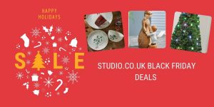 Studio’s Black Friday deals include up to 50% off Christmas gifts and decorations