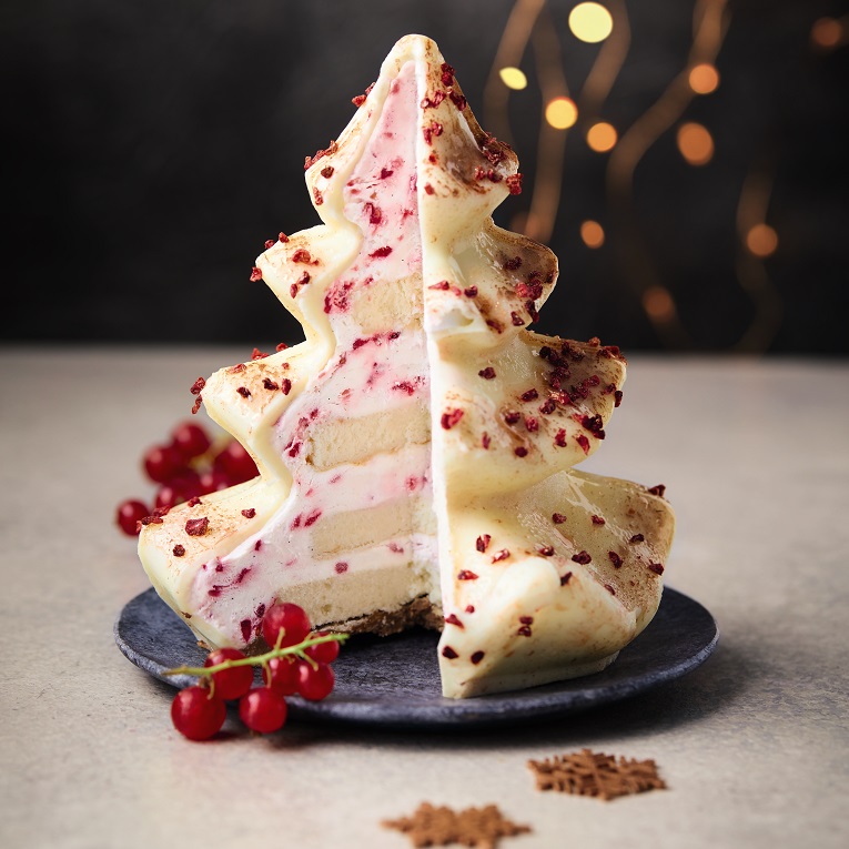 Aldi Specially Selected Christmas Tree Cake Under The Christmas Tree