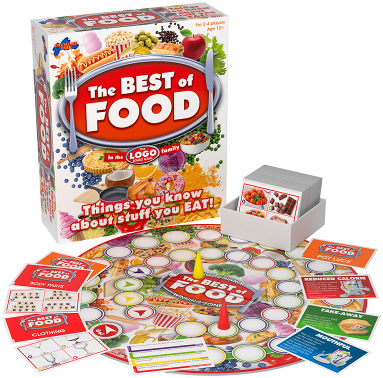 Image Of Logo The Best of Food Board Game