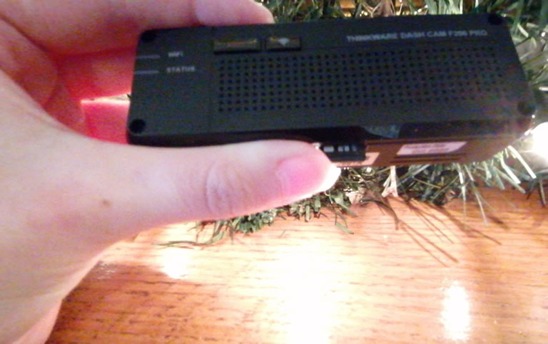 Image Of Thinkware F200 Pro Dash Cam Micro SD Slot