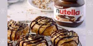 How to make Nutella + Cocoa Date & Hazelnut buns