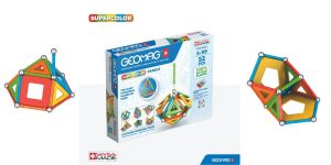Christmas Gift Review 2021: Geomag Supercolour Panels Recycled 52 Magentic Piece Set