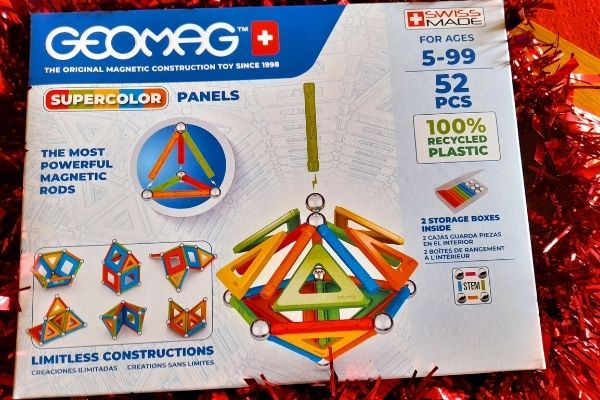 Geomag Supercolour Panels Recycled 52 Magentic Piece Set