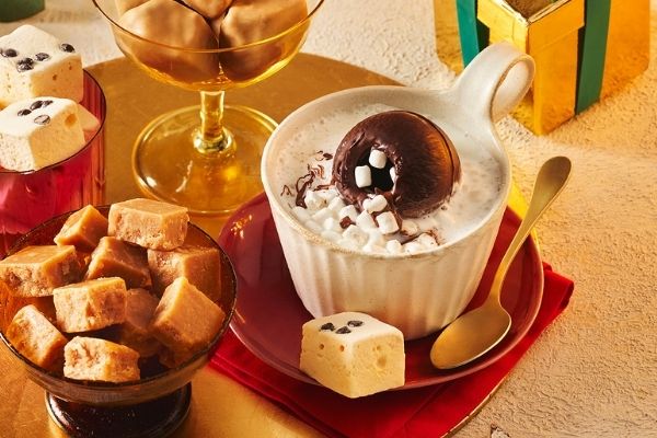 Sainsbury Christmas Food 2021 - Hot Chocolate Bombe