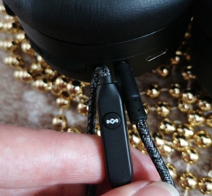Marley Positive Vibration XL ANC Over-Ear Headphones Phone Settings & Cable