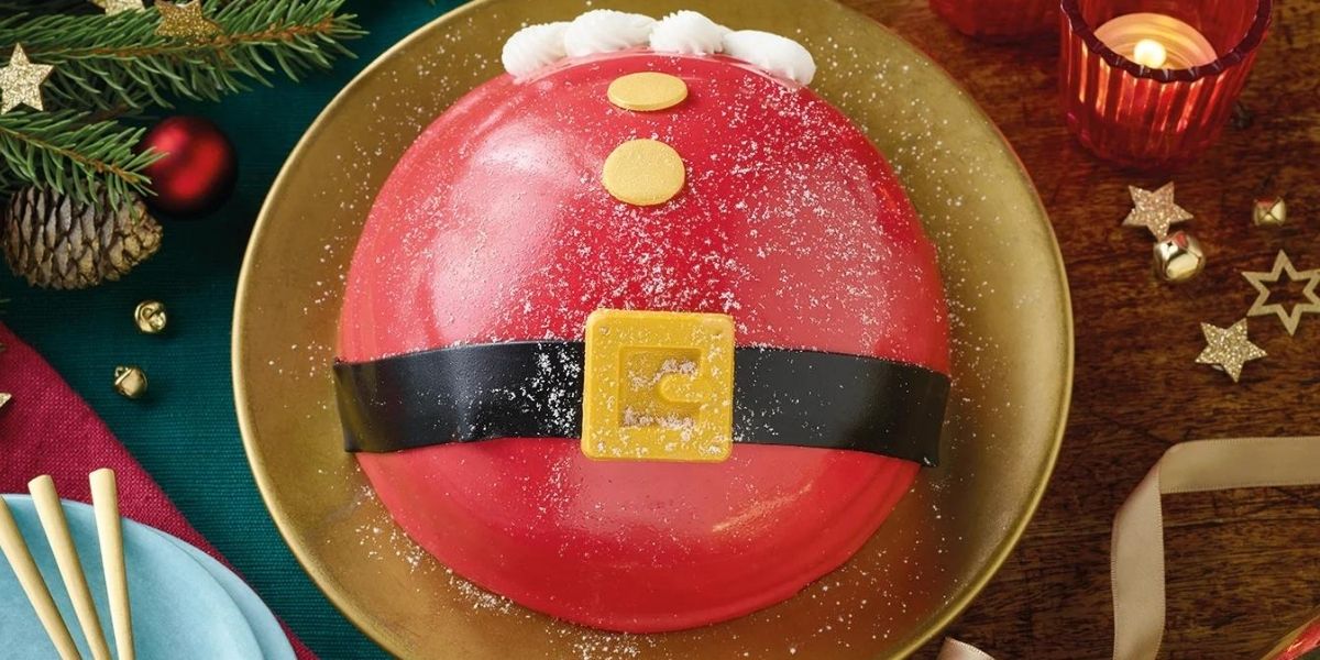 Image Of Morrisons Santa Belly Cake