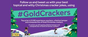 Gold’s ‘Christmas Crackers’ joke competition is back