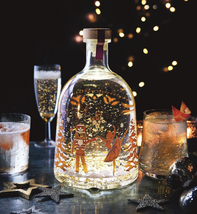 M&S launch 1.5 litre Magnum Light Up Musical Snow Globe Gin Liqueur
