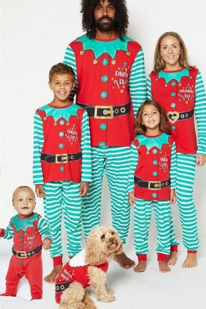 Studio.co.uk Elf Dress Up Family Pyjamas