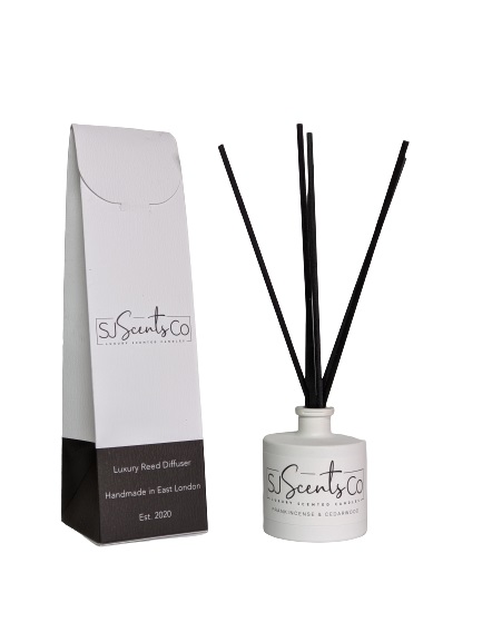 SJ Scents & Co. Jasmine & Frankincense Reed Diffuser