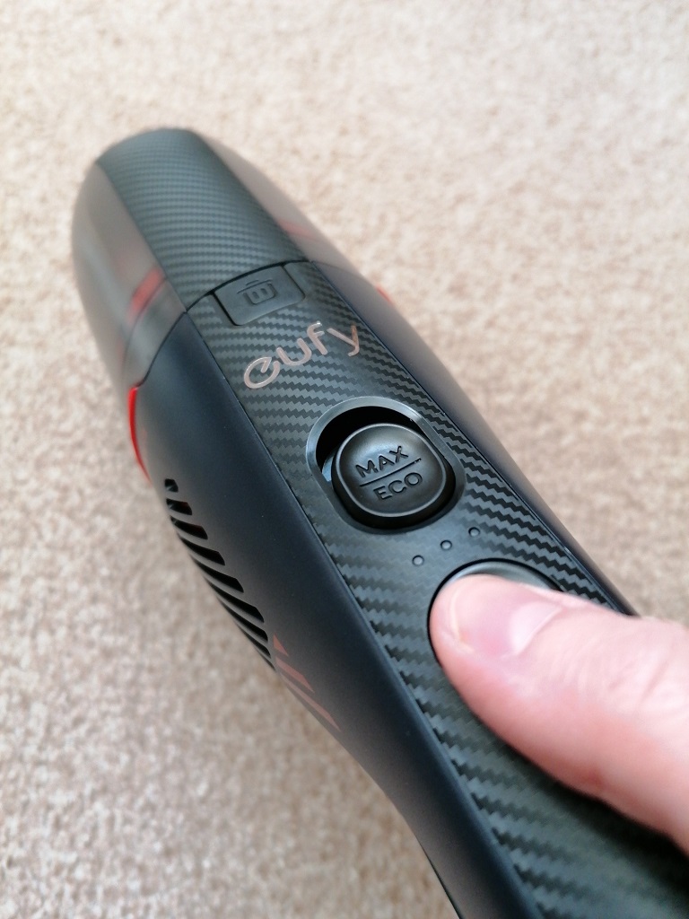 Image Of Anker Eufy HomeVac H30 Venture Buttons