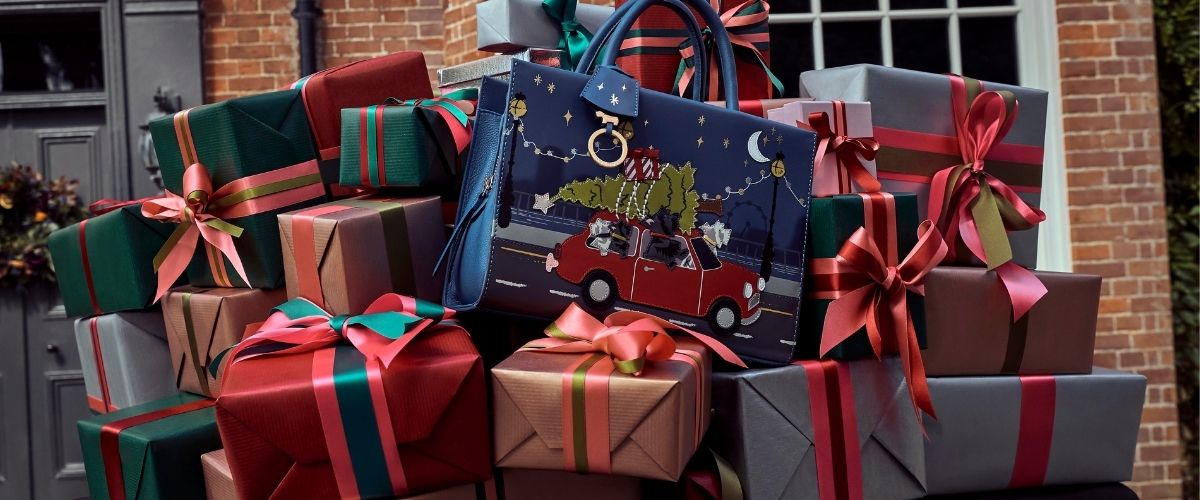 Radley Driving Home for Christmas Handbag