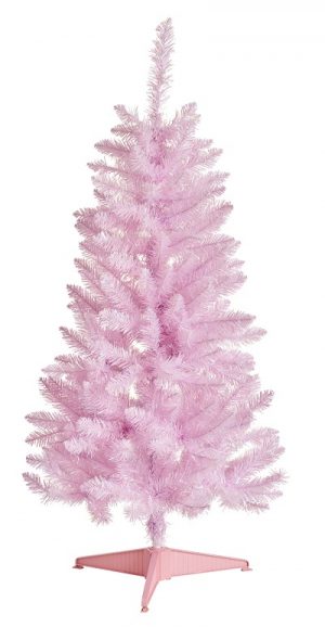 Wilko 4ft Pink Christmas Tree