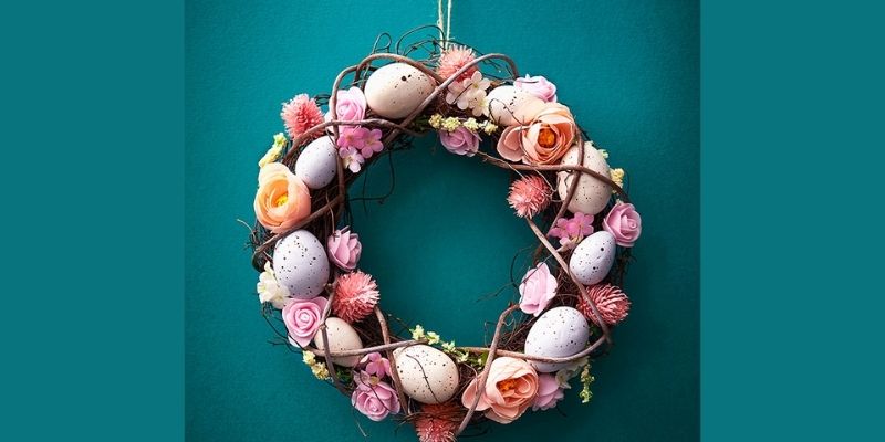 Waitrose Easter Egg Wreath