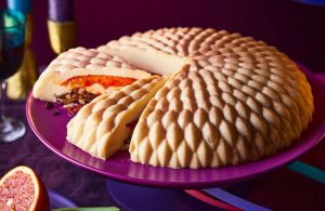 Waitrose Christmas Food 2022 - No.1 Blood Orange & White Chocolate Quenelle