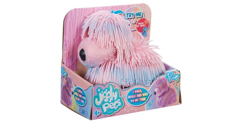 John Lewis Christmas Top Toys 2022 - Jiggly Pets Pink Pup