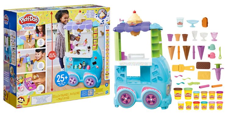 John Lewis Christmas Top Toys 2022 - Play-Doh Ice Cream Cart