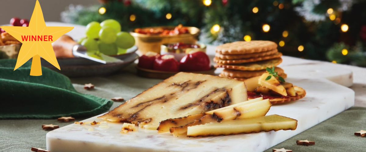 Christmas Taste Test 2022 Cheese - Asda Extra Special Queso de Oveja con Ajo Negro