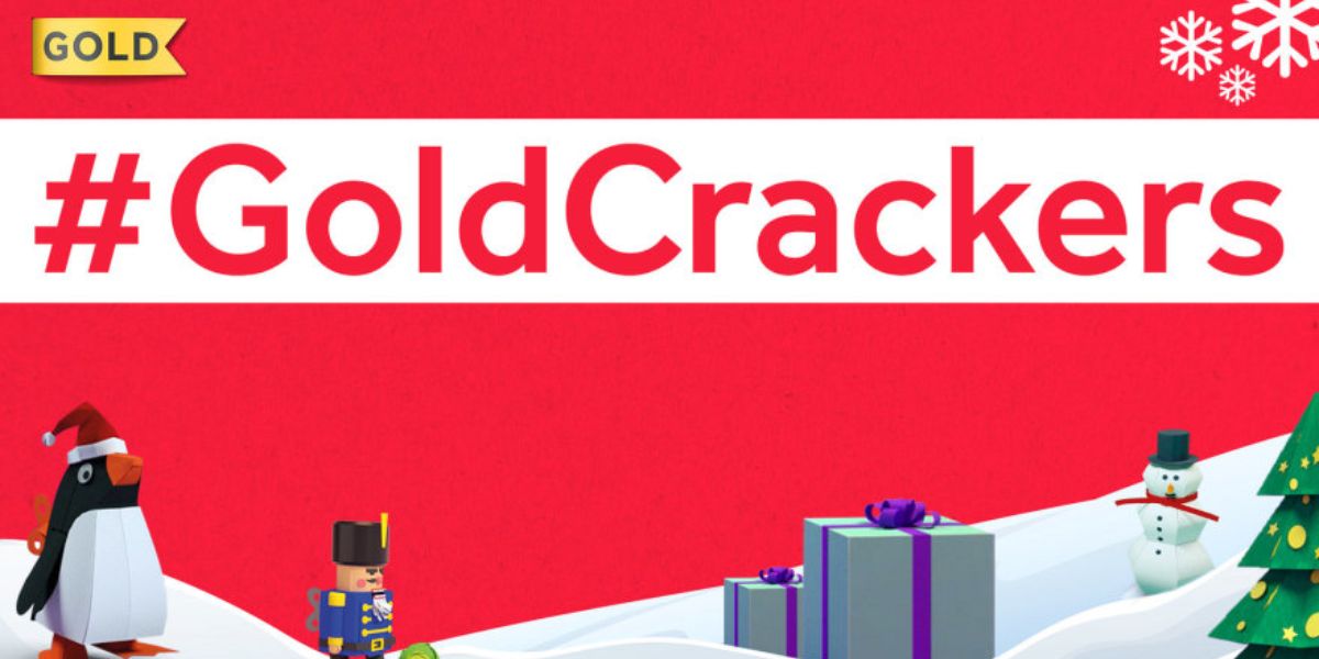 Gold Christmas Cracker Joke