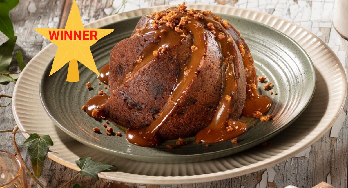 Sainsbury’s Caramelised Biscuit Christmas Pudding, Taste the Difference 700g