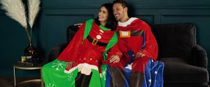 Cuddle up in Aldi’s new Christmas Sleeved Blankets