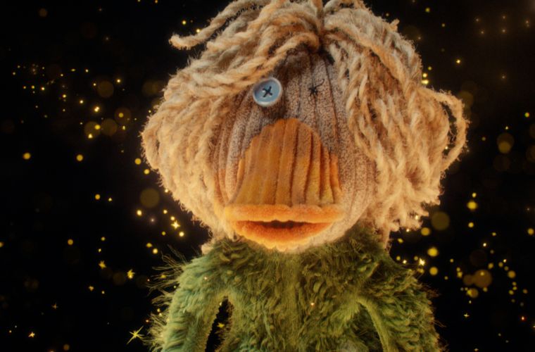 Jennifer Saunders as Duckie from M&S christmas food advert 2022