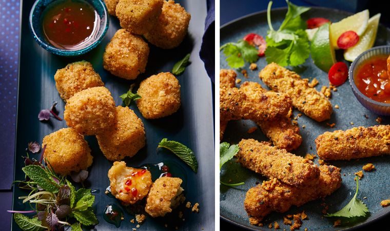Waitrose Christmas Food 2023 - Feta Popcorn with Hot Honey and Paneer Fries