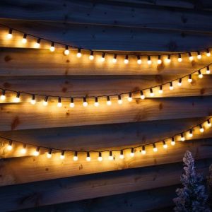 Homebase 180 Berry Outdoor Christmas String Lights - Bright White