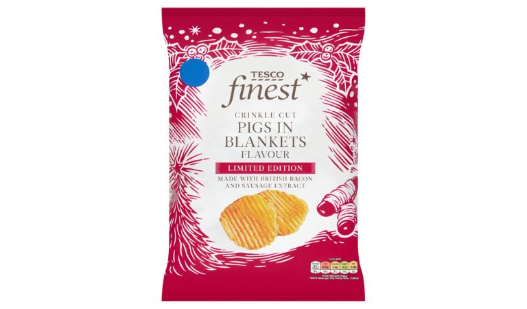 Tesco Pigs in Blankets Crisps 