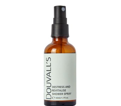 Douvall's Destress and Revitalise Organic Natural Shower Spray 50ml
