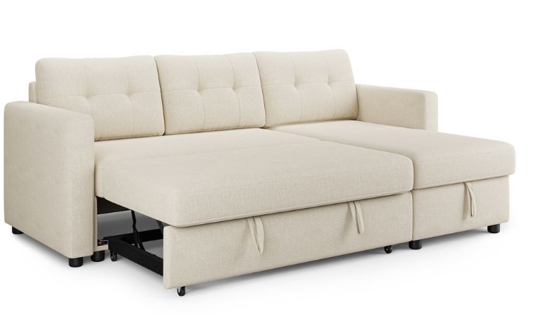 Dunelm Barker Flatweave Trundle Sofa Bed