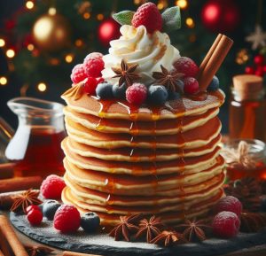 How to make Christmas Spice Pancakes