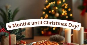 6 Months to Christmas Day – Start Your Holiday Countdown Now