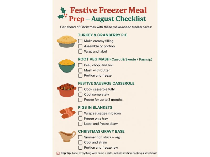 Festive Freezer Meal Prep