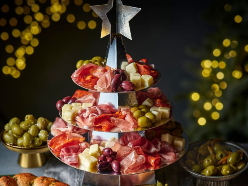 Tesco Christmas 2025 Food and Drink - Tesco Finest Build you own Charcuter-tree