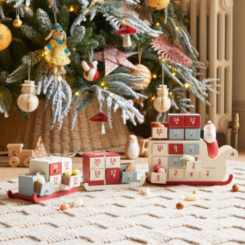 Alternative Advent Calendars 2025 - Dunelm Crafted Christmas Sleigh Advent