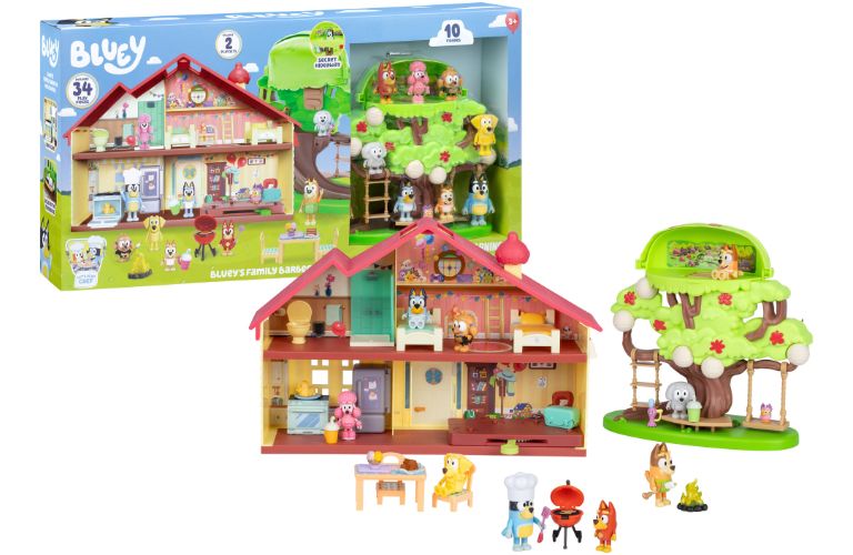 Argos Top Toys For Christmas 2025 - Bluey Toy House Playset Mega Bundle Family