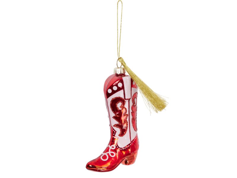 Best Christmas Baubles & Tree Decorations - M&S Western Boot Decoration