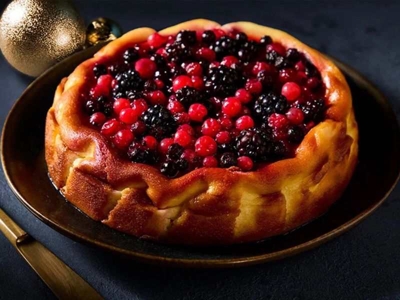 Morrisons Christmas Food 2025 - Signature Collection Winter Berry Topped Baked Cheesecake