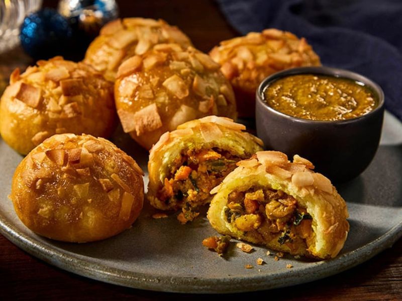 Morrisons Christmas Food 2025 - The Best Prawn Coconut Curry Doughnuts with Dip