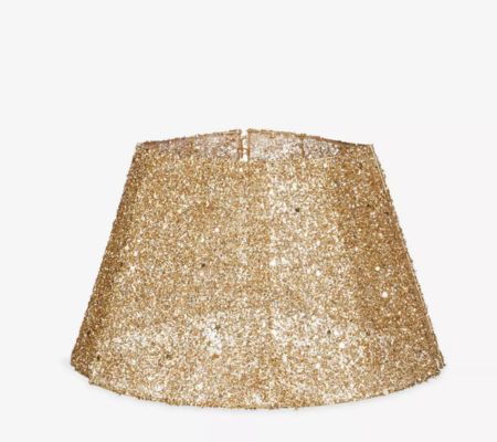 Selfridges Edit Gold Glitter Christmas Tree Skirt