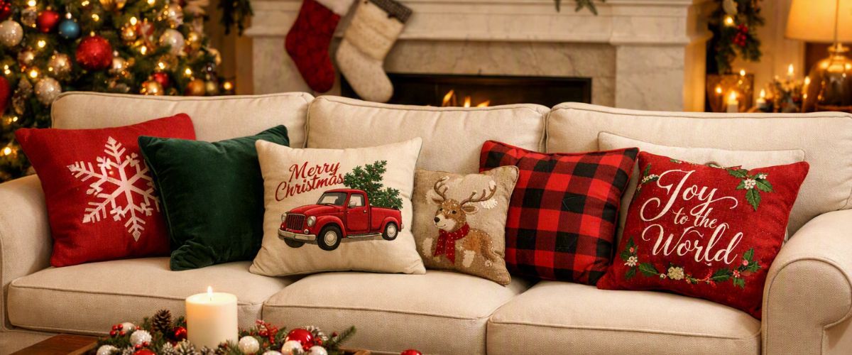 Best Christmas Cushions and Throws
