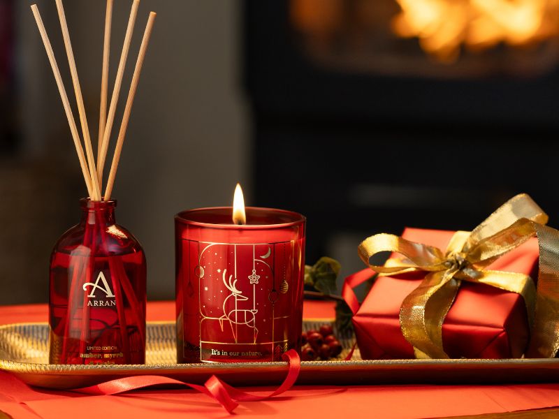 ARRAN Sense of Scotland Amber, Myrrh & Tonka Candle