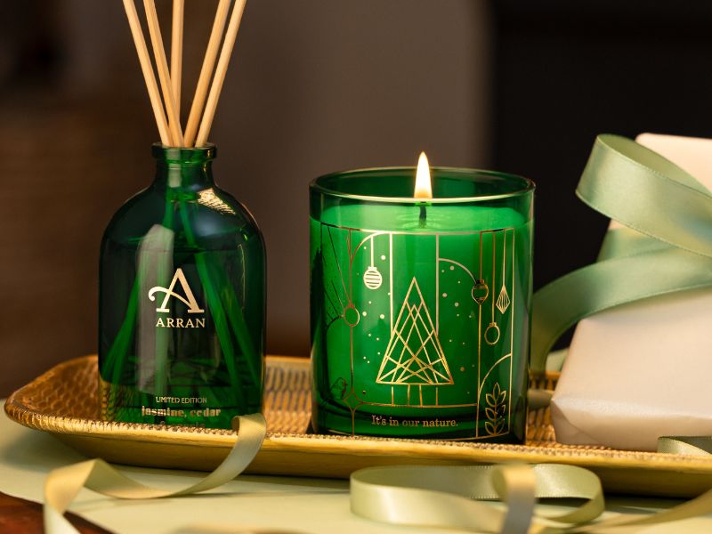 Best Tried & Tested Christmas Candles 2025 - ARRAN Sense of Scotland Jasmine, Cedar and Cassis Candle 