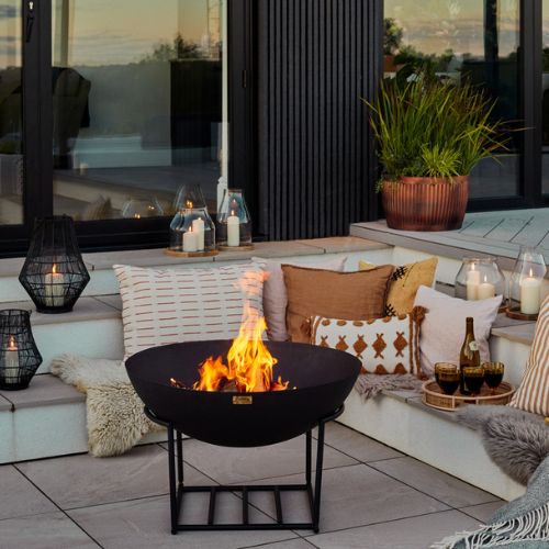Christmas Gifts For Him -  Ivyline XL Cast Iron Fire Pit
